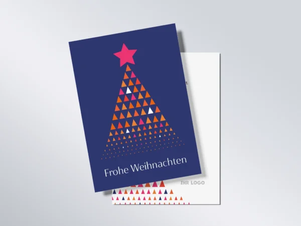 Weihnachtskarte A6 hoch