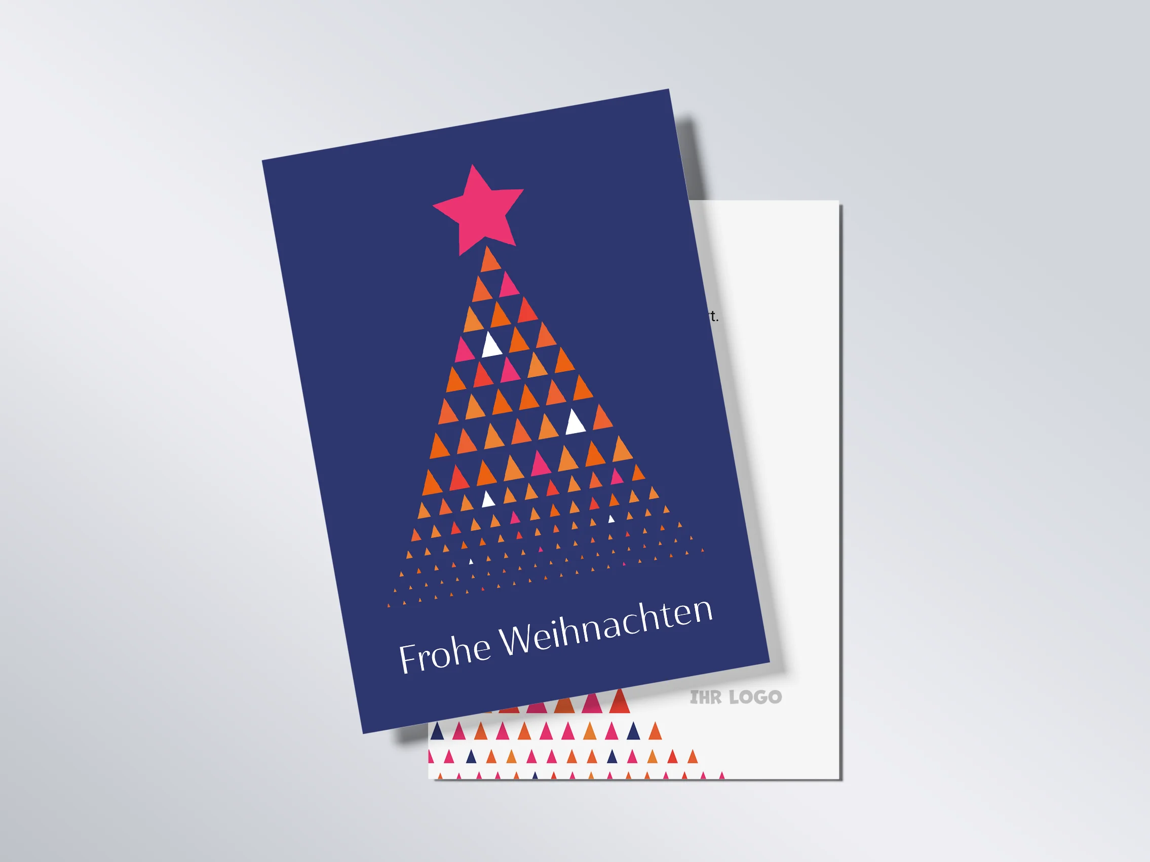 Weihnachtskarte A6 hoch