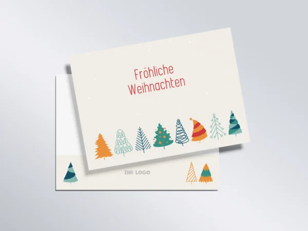 Weihnachtskarte A6 quer