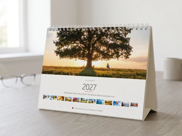 Tischkalender A5 quer 2027
