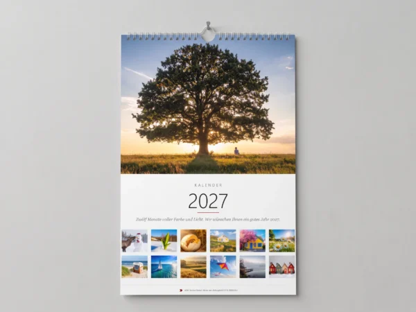 Wandkalender A4 hoch 2027