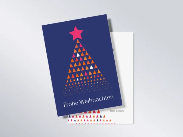 Weihnachtskarte A6 hoch „Baum“