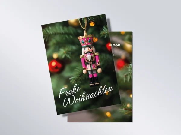 Weihnachtskarte „Nussknacker“ A6 hoch